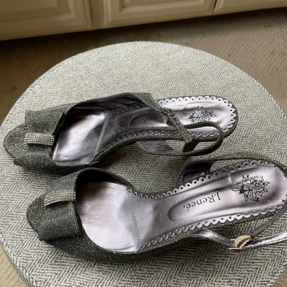 J. Renee’ shimmering low heel.